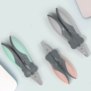 Ergonomic Pet Nail Clippers with Stainless Steel Blades