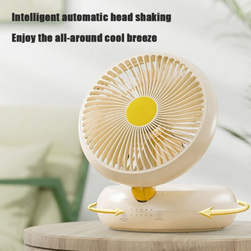 4-Speed Rechargeable Table Fan