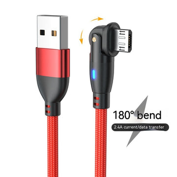 180° Elbow Fast Charging Cable
