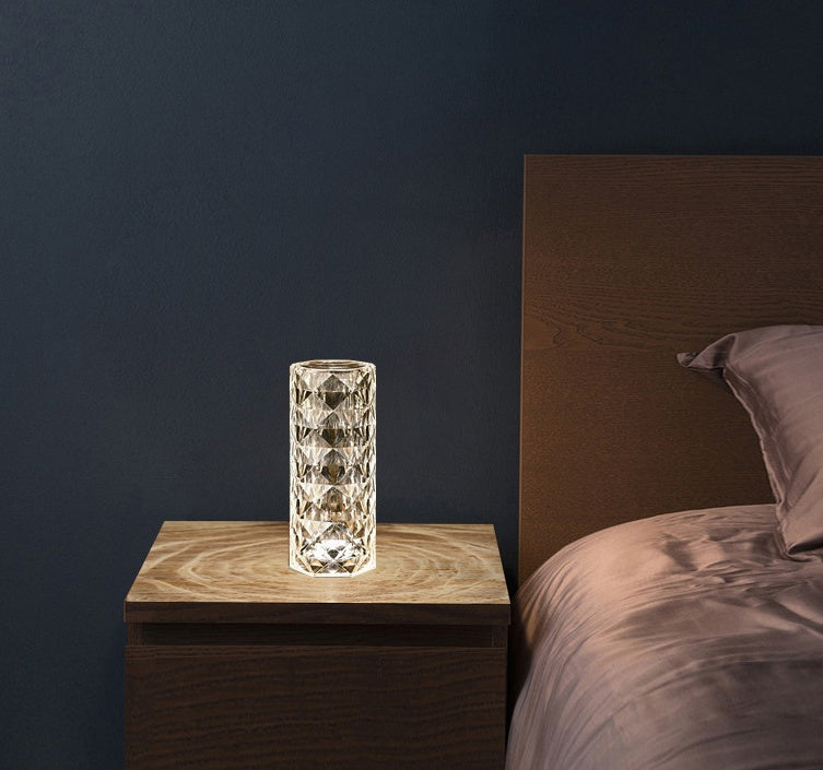 Modern Crystal LED Desk Lamp