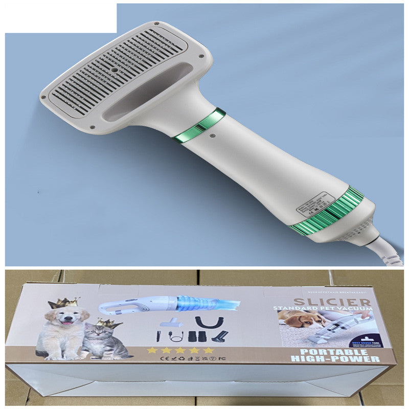 Compact Pet Hair Dryer with Adjustable Airflow and Temperature
