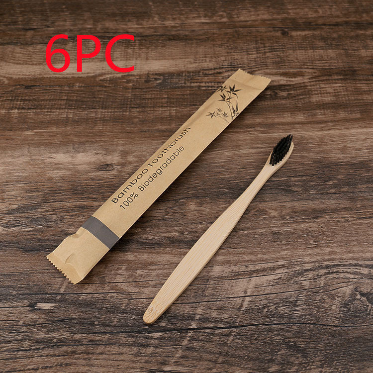 Eco-Friendly Bamboo Toothbrush Set