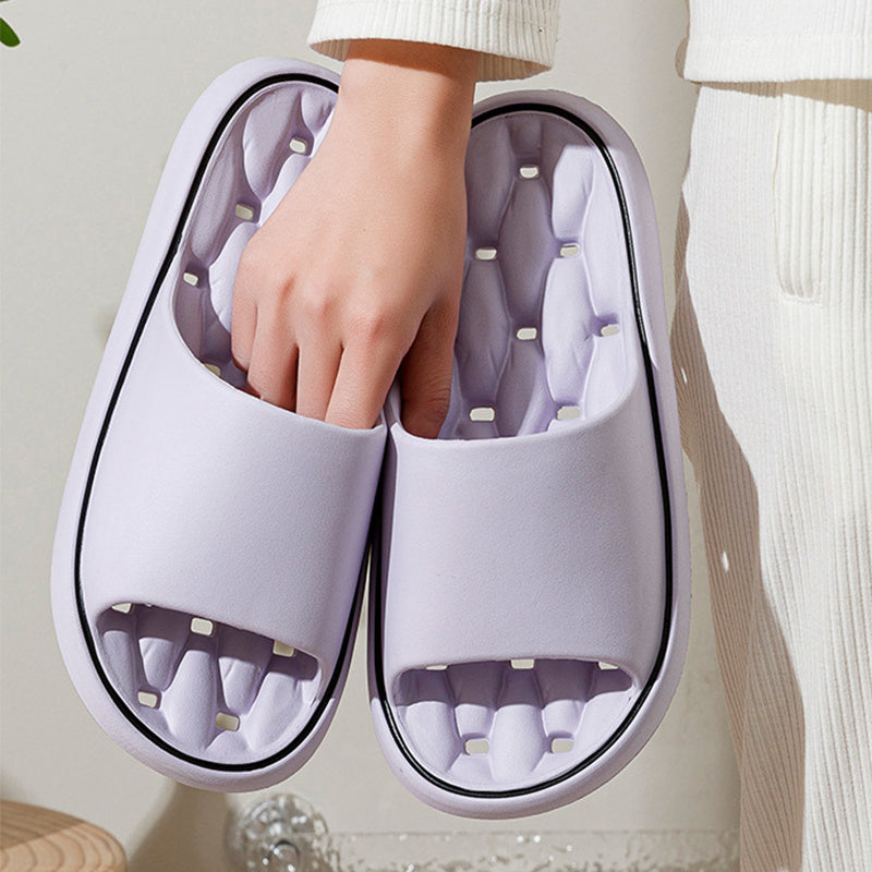 Breathable EVA Hollow Thick-Soled Slippers for Home