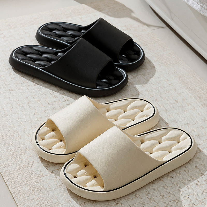 Breathable EVA Hollow Thick-Soled Slippers for Home