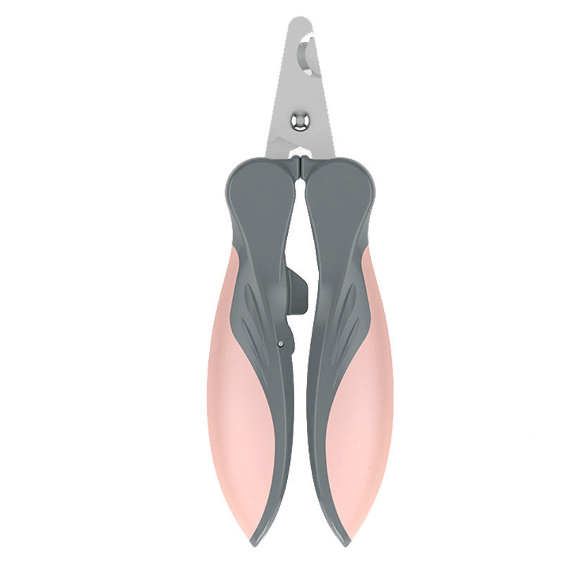 Ergonomic Pet Nail Clippers with Stainless Steel Blades
