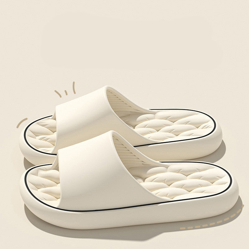 Breathable EVA Hollow Thick-Soled Slippers for Home