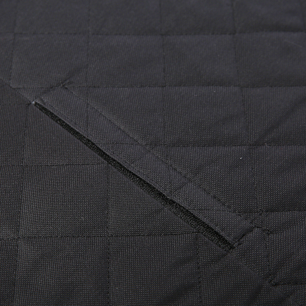 Waterproof Dog Car Seat Cover with Mesh Window & Side Zippers
