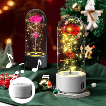 Romantic LED Strip Light with Glass Lampshade