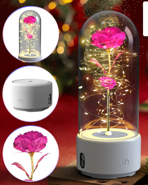 Romantic LED Strip Light with Glass Lampshade