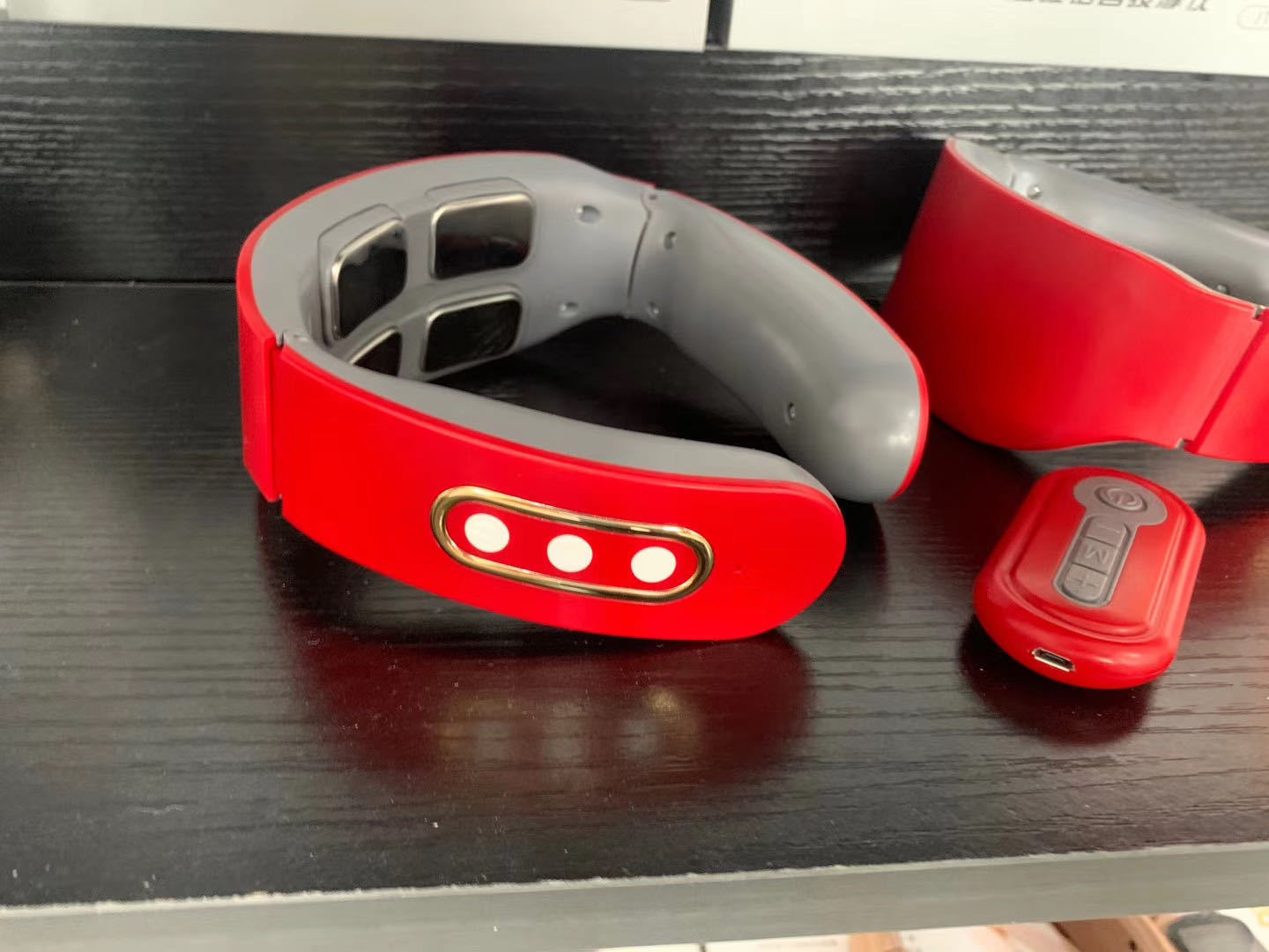 Electric Neck Massager with Heat & Multi-Technique Therapy