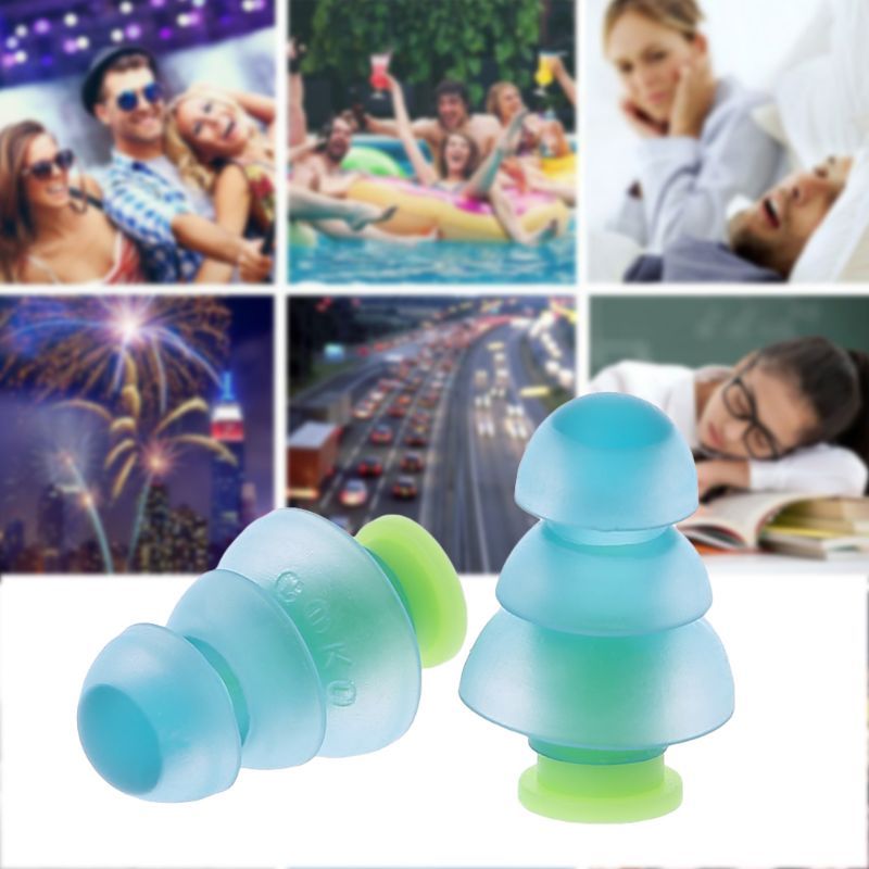 Soft Silicone Anti-Noise Earplugs