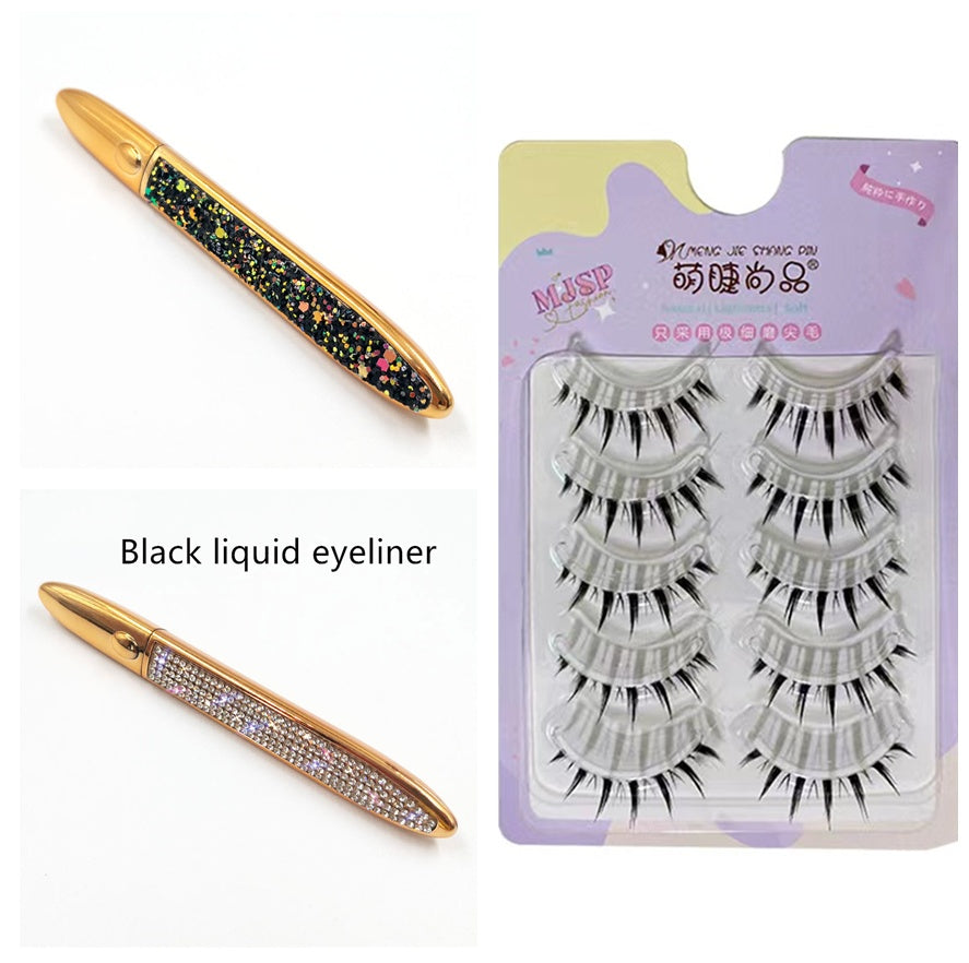 False Eyelashes Self-Adhesive Eyeliner – Multicolor Options