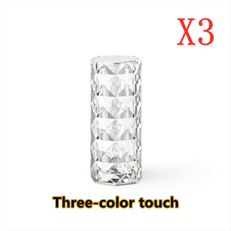 Modern Crystal LED Desk Lamp