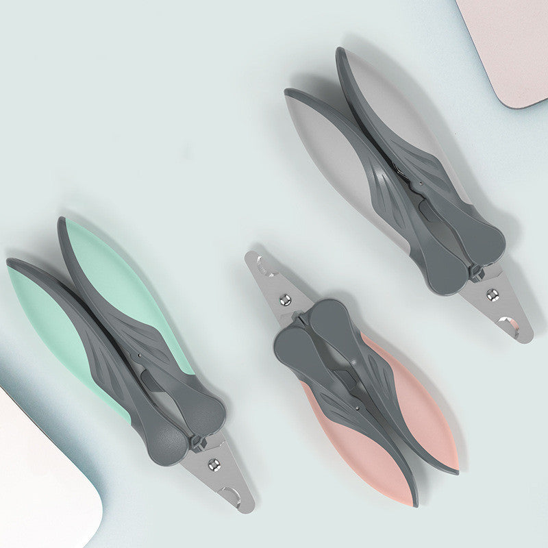Ergonomic Pet Nail Clippers with Stainless Steel Blades