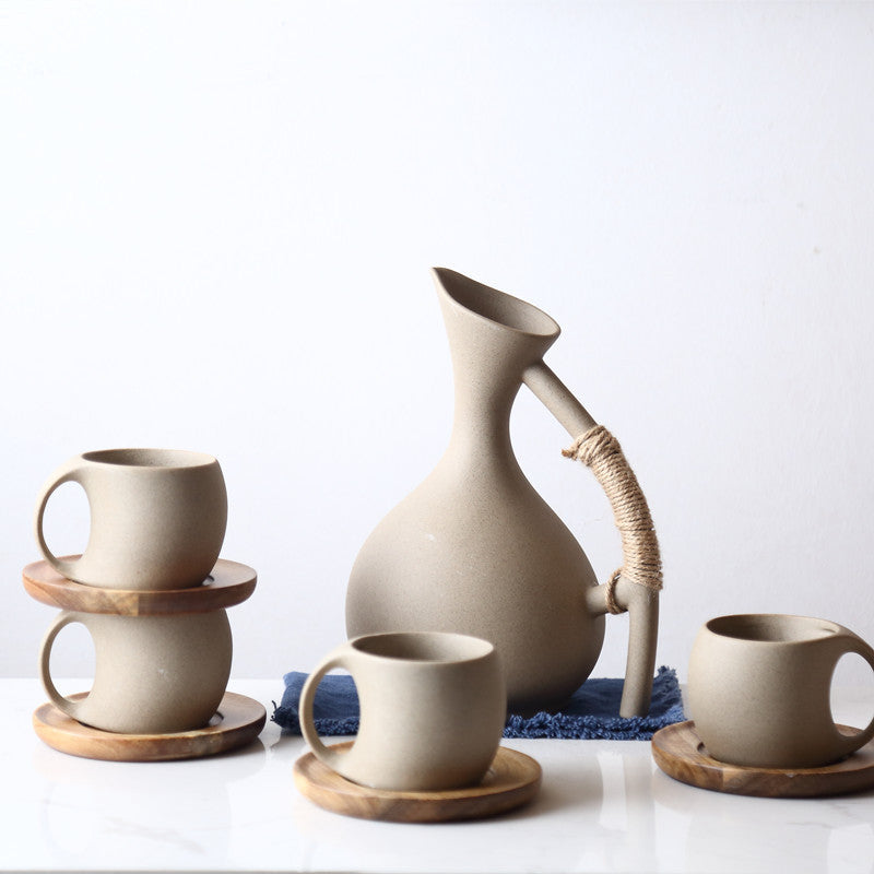 Elegant Ceramic & Bone China Cold Water Bottle Gift Set