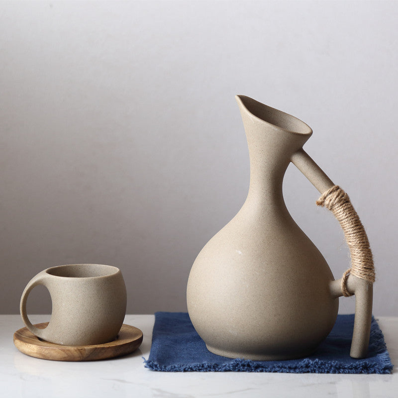 Elegant Ceramic & Bone China Cold Water Bottle Gift Set