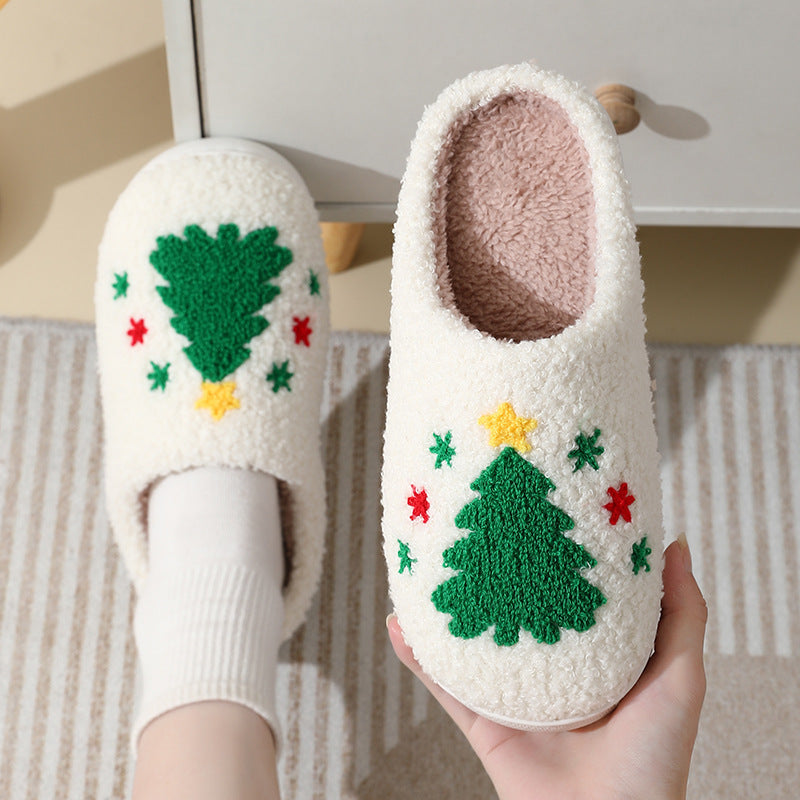 Winter Suede Warm Slippers