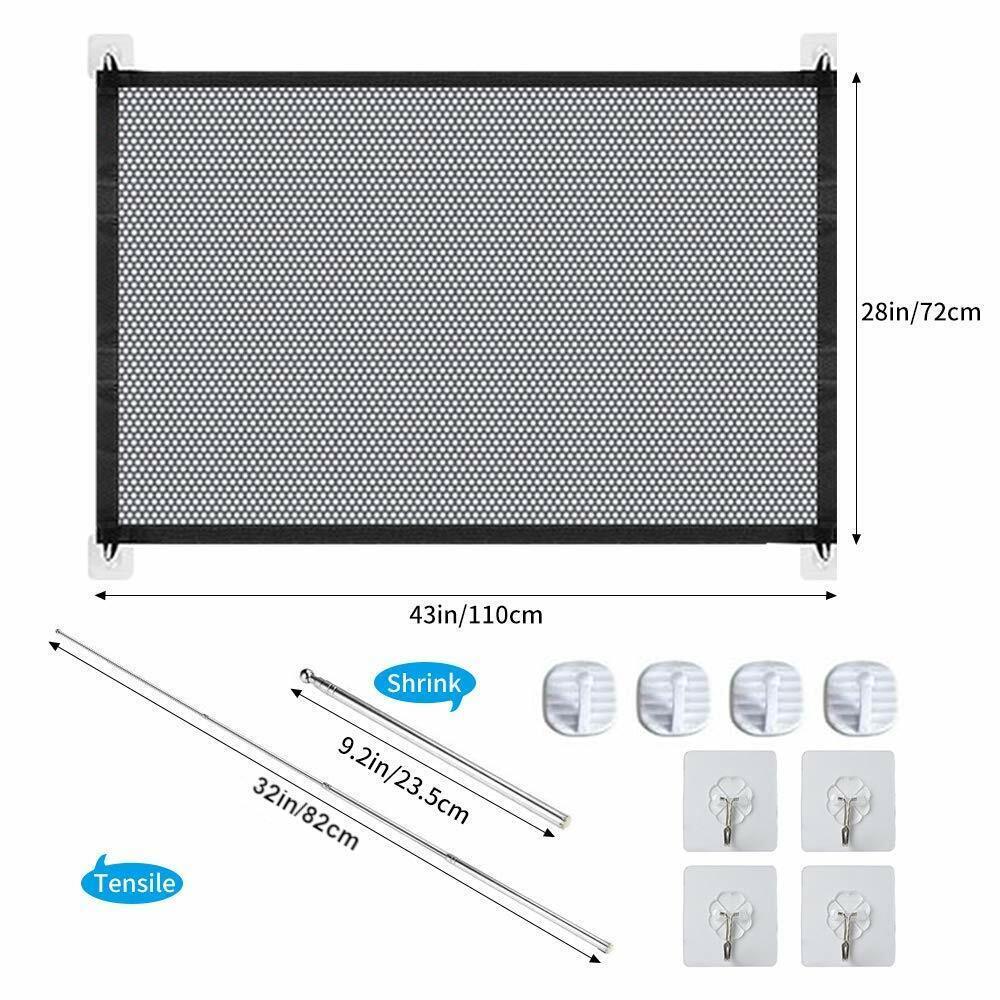 Retractable Mesh Pet Safety Gate