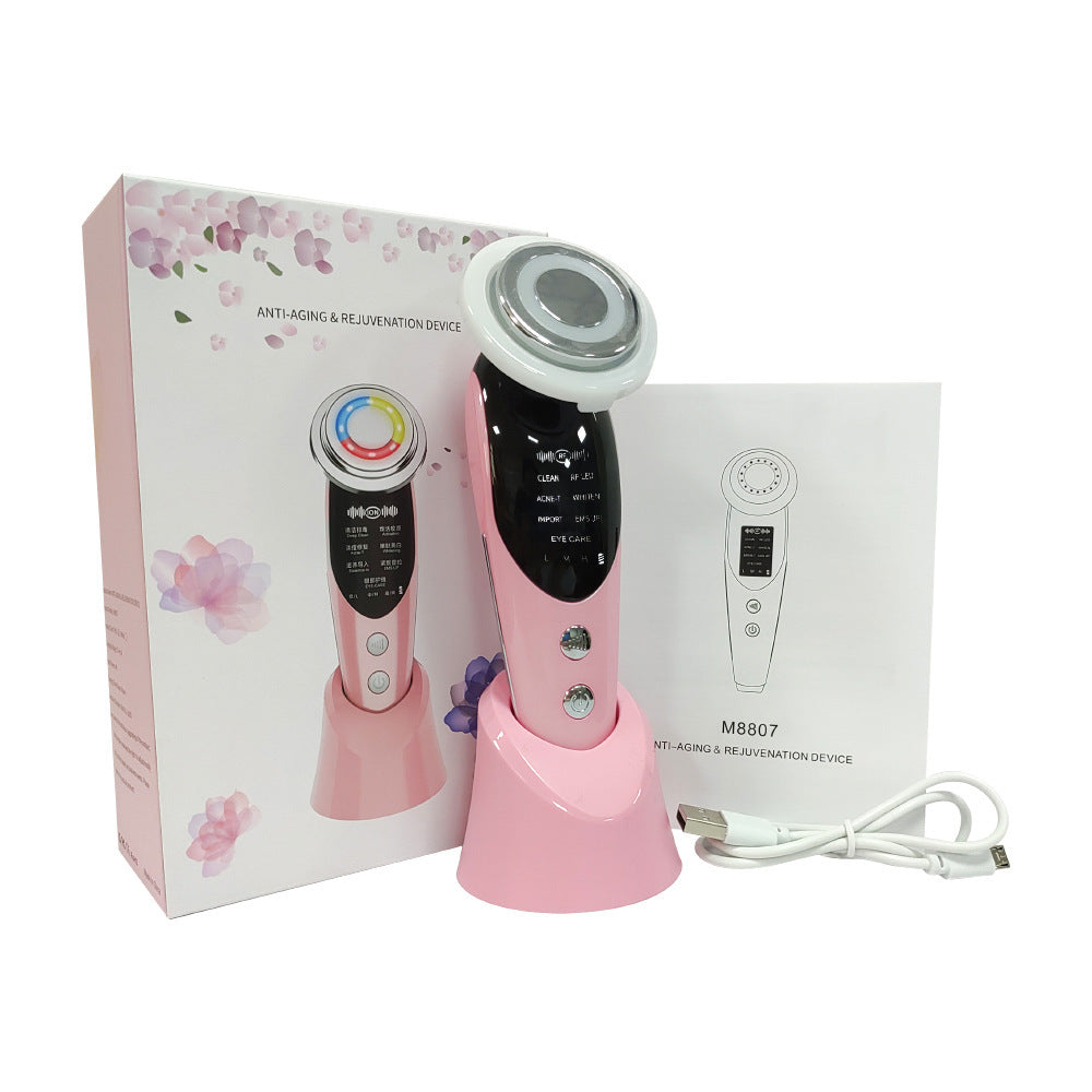 Multifunctional Facial Massager with Light Therapy & EMS Micro-Current
