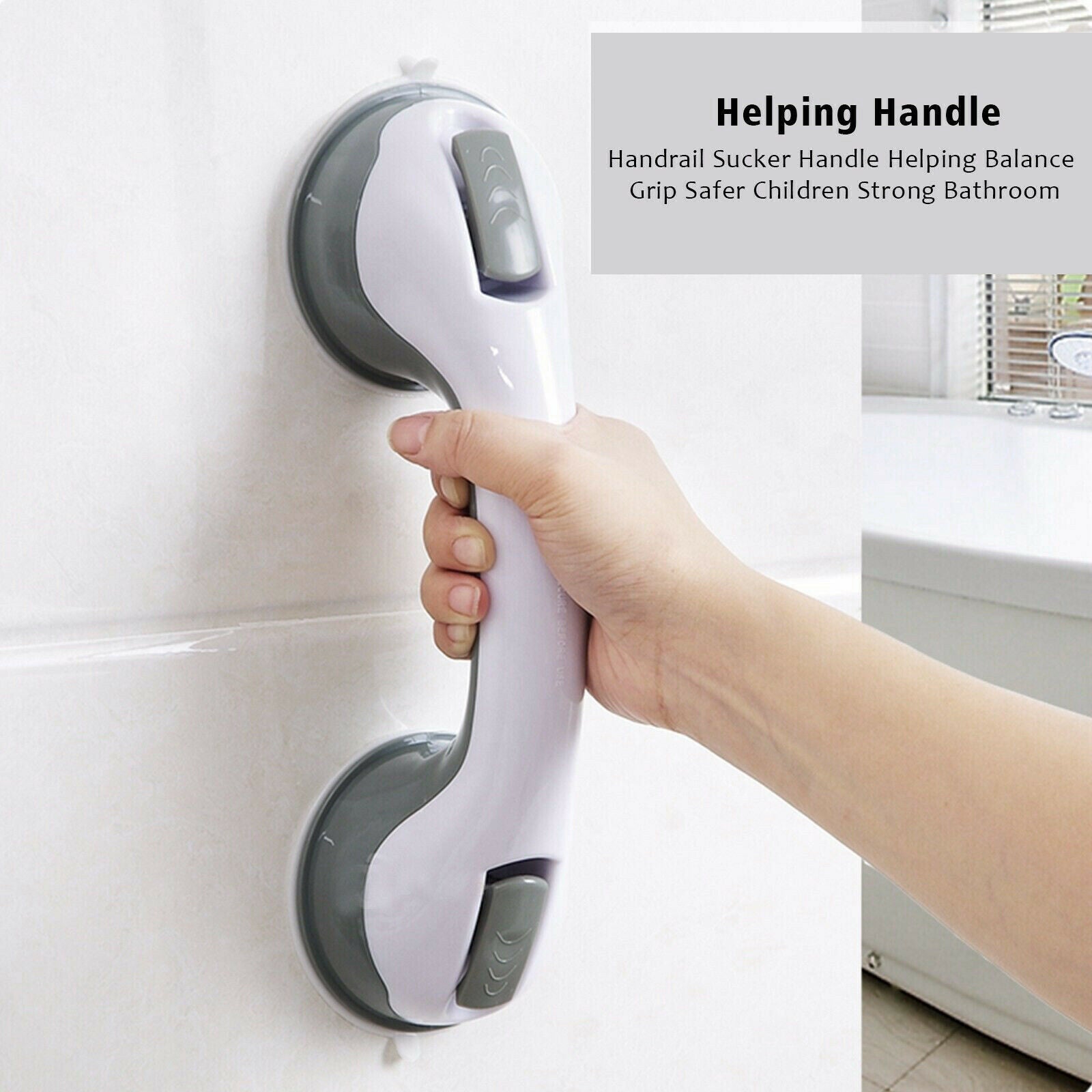 Strong Suction Safety Shower Handle Grab Bar