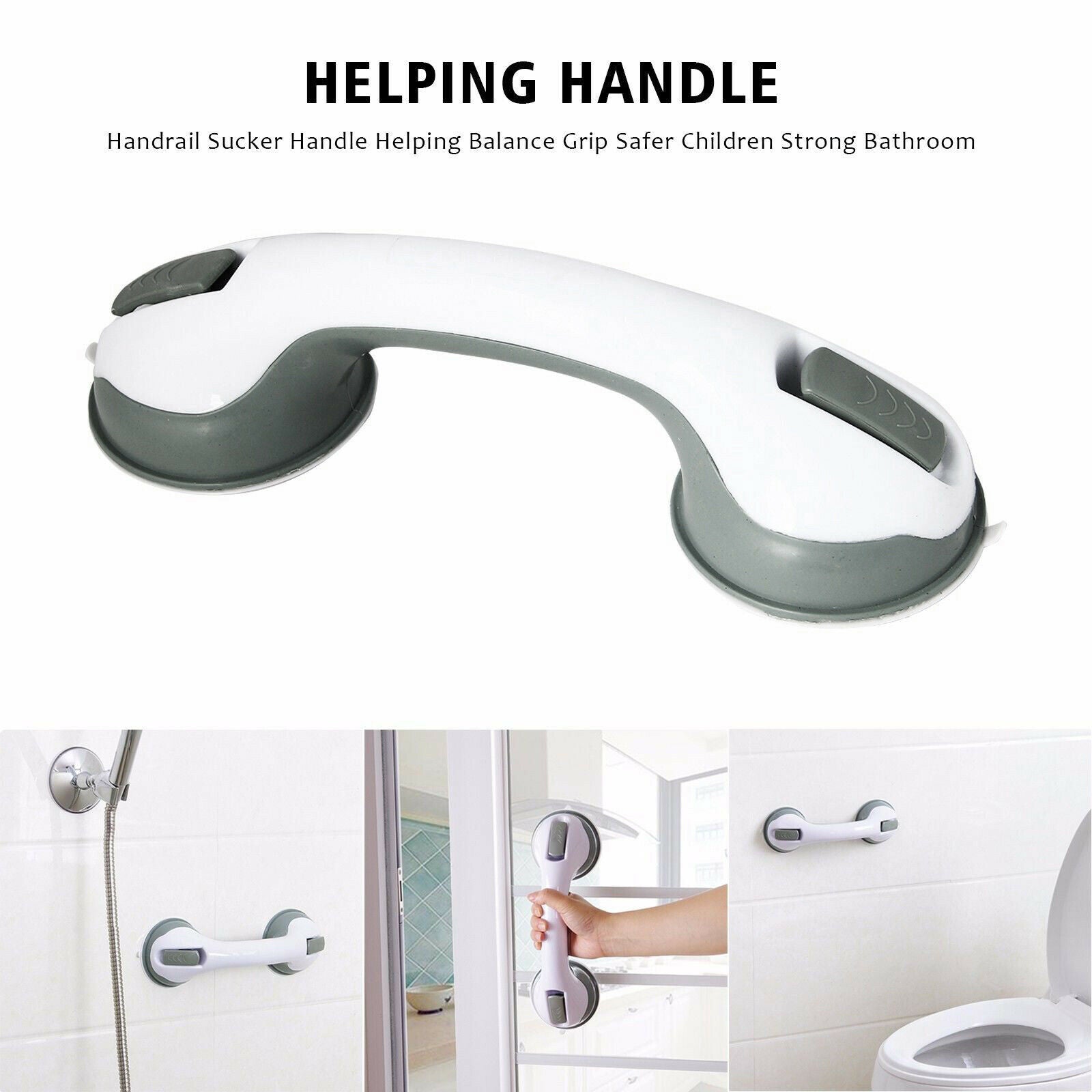 Strong Suction Safety Shower Handle Grab Bar