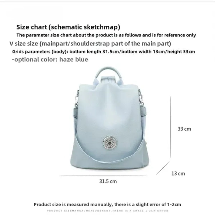Haze Blue Convertible Shoulder & Backpack
