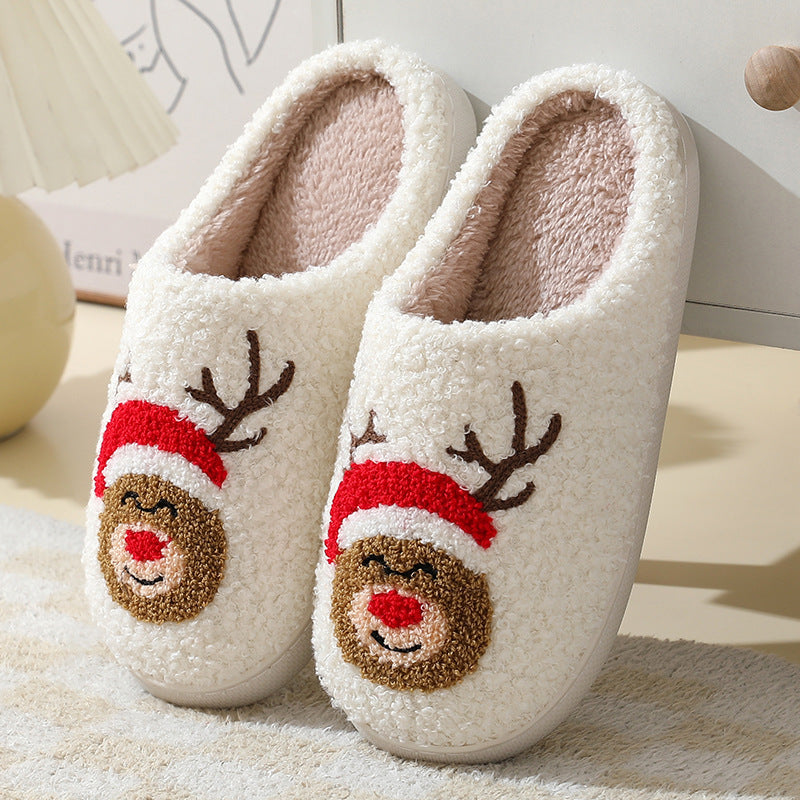 Winter Suede Warm Slippers