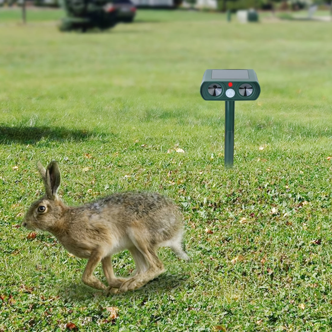 Ultrasonic Animal Repeller – Solar-Powered Pest Deterrent