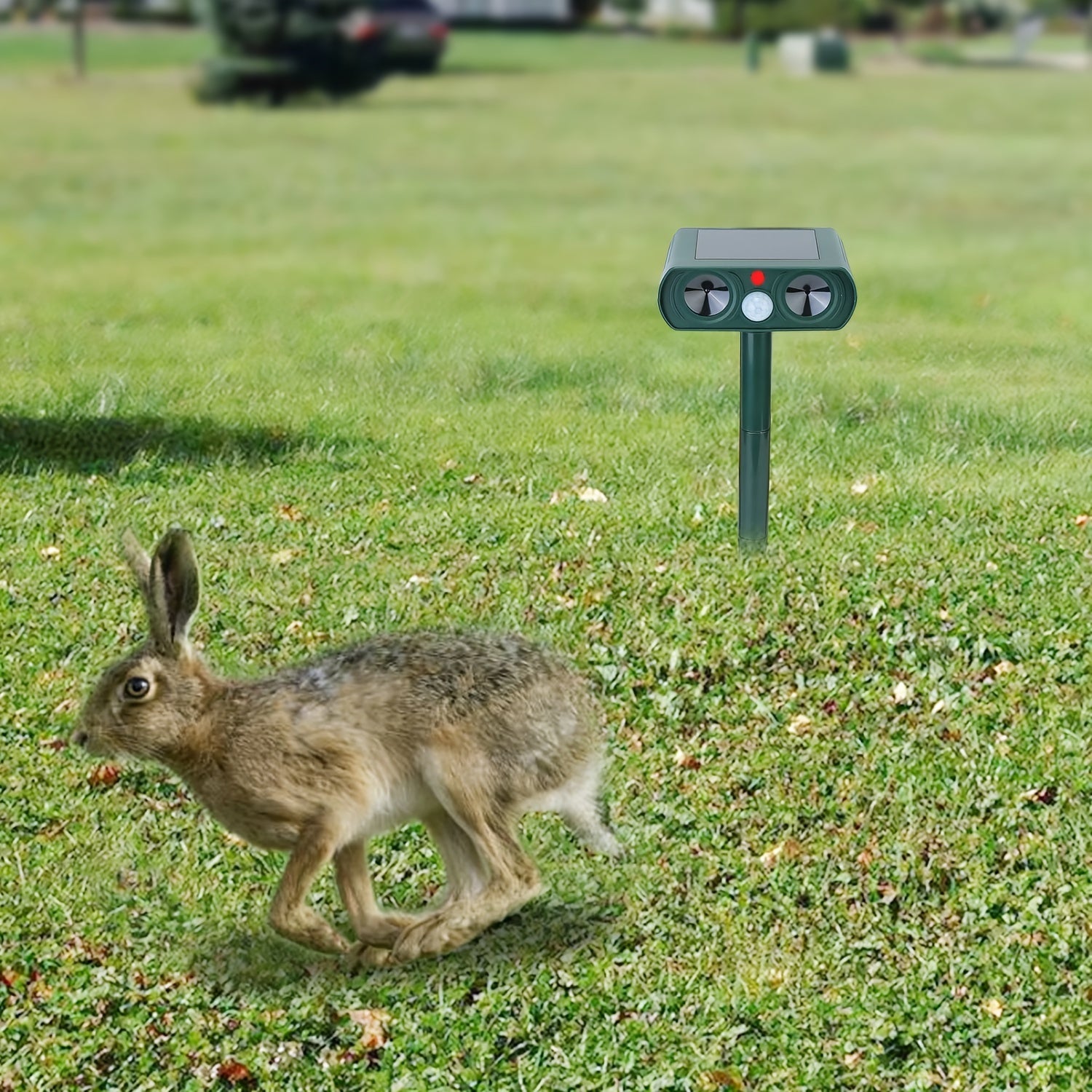 Ultrasonic Animal Repeller – Solar-Powered Pest Deterrent