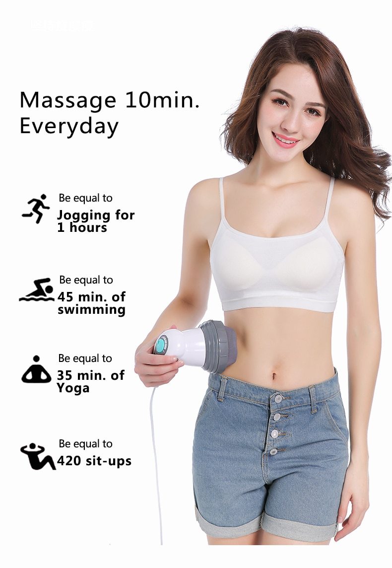 Electric Noiseless Vibration Kneading And Massage Roller