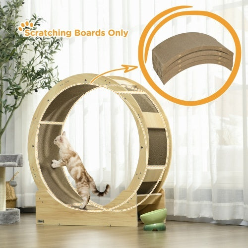 PawHut 4-Pack Cat Scratching Board