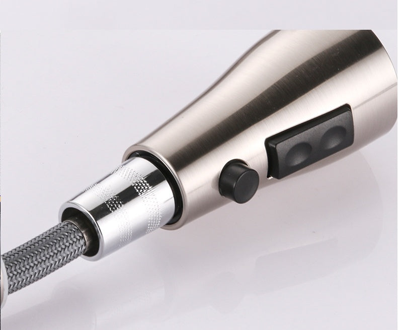 Stainless Steel Pull-Out Basin Faucet