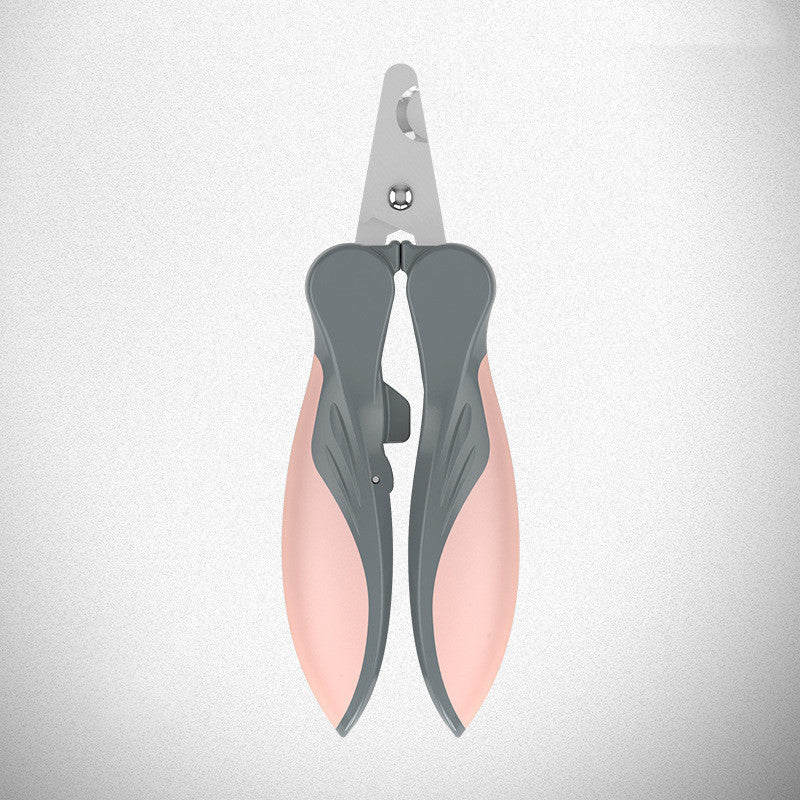 Ergonomic Pet Nail Clippers with Stainless Steel Blades