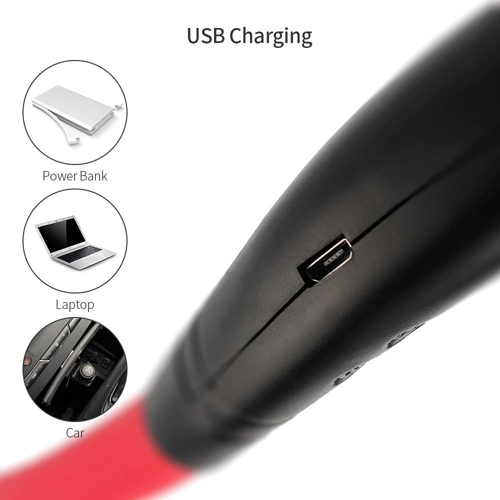 Portable Neck Fan – Wearable & Desktop Cooling Solution