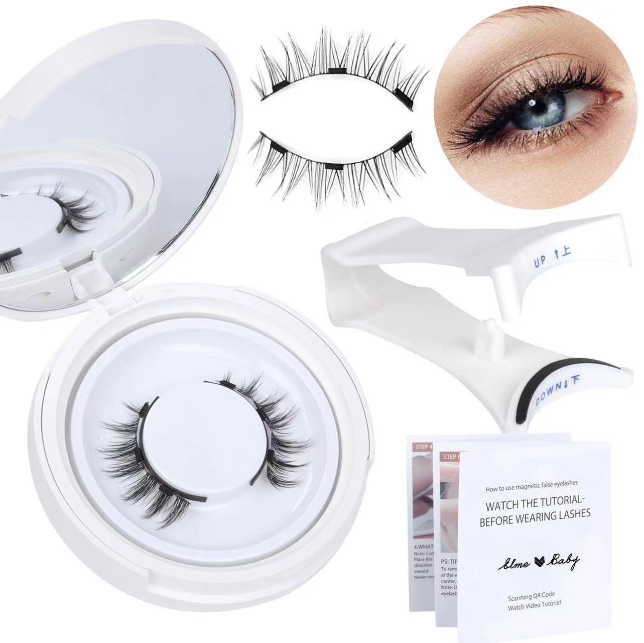 Magnetic Suction Mink False Eyelashes