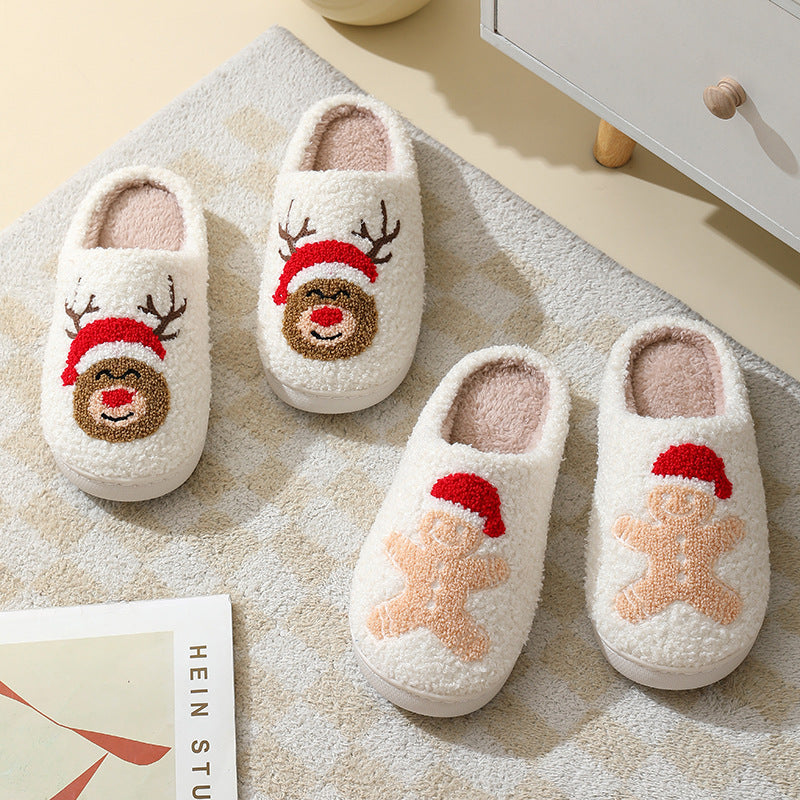 Winter Suede Warm Slippers