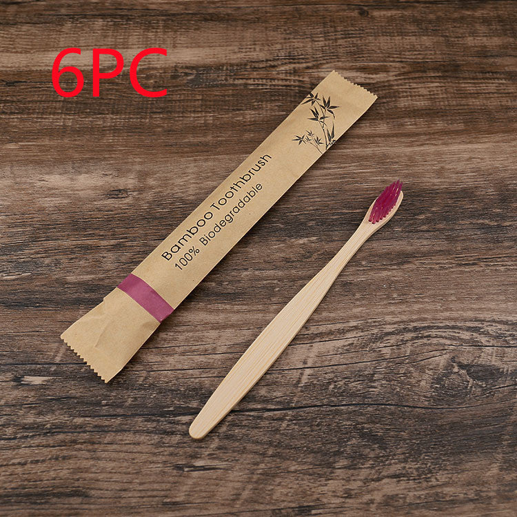 Eco-Friendly Bamboo Toothbrush Set