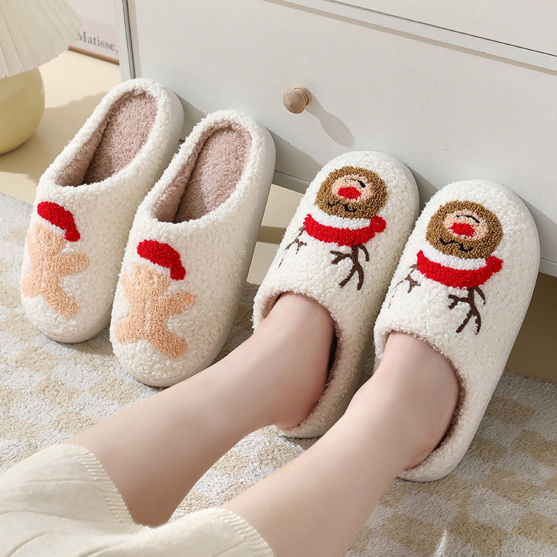 Winter Suede Warm Slippers