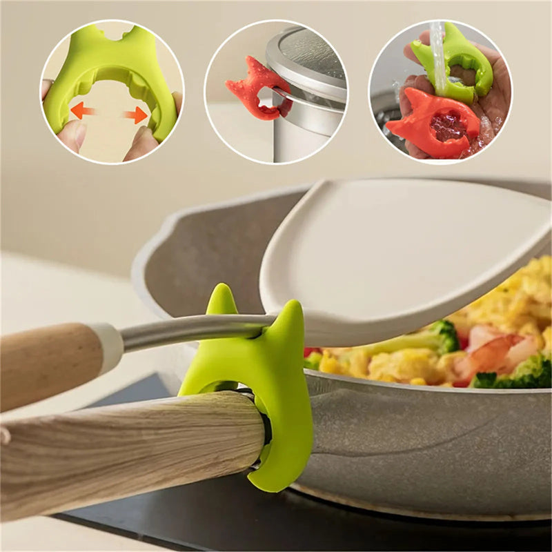 Silicone Pot Edge Spoon Holder