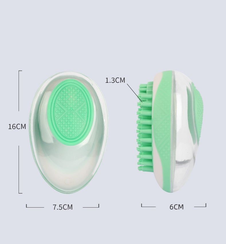 2-in-1 Pet Bath & Grooming Brush