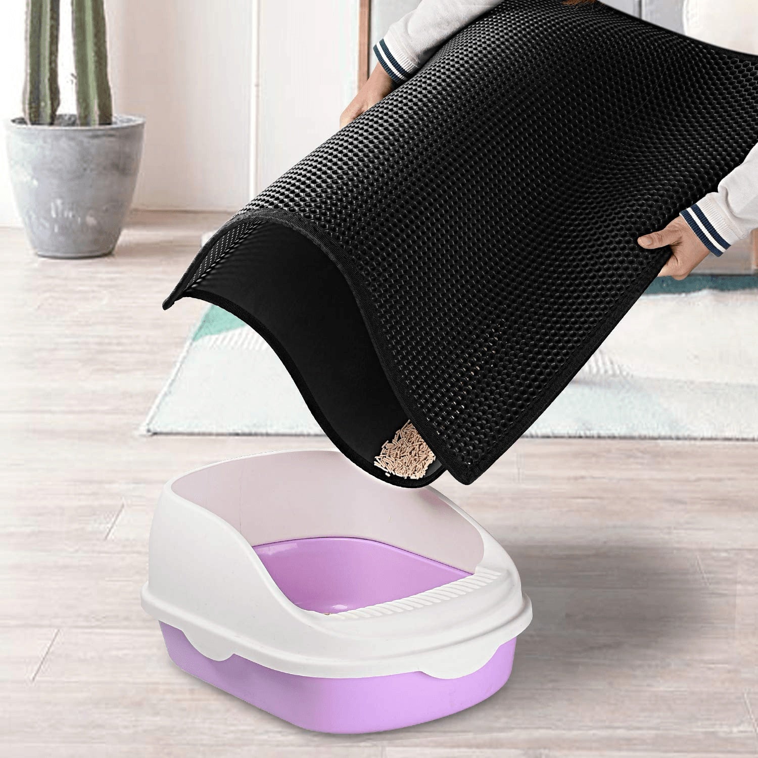 Premium Double-Layer Cat Litter Mat