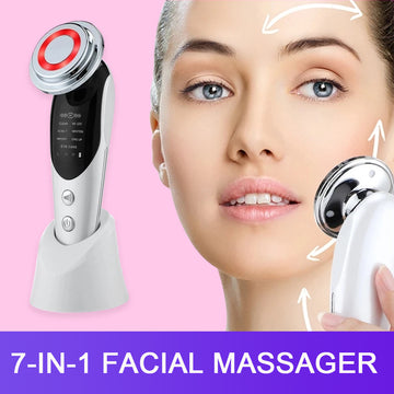 Multifunctional Facial Massager with Light Therapy & EMS Micro-Current