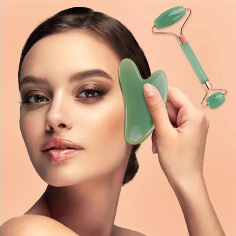 Jade Roller & Gua Sha Set