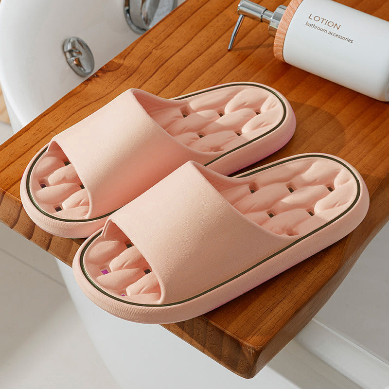 Breathable EVA Hollow Thick-Soled Slippers for Home