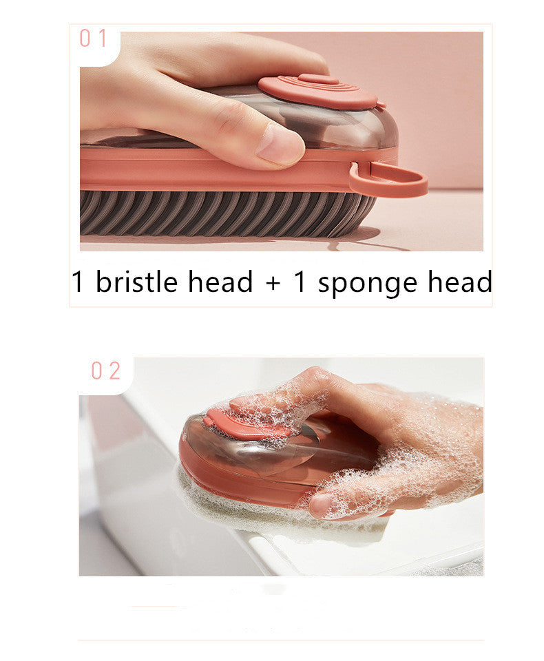 Ergonomic ABS Cleaning Brush with Fixed Point Quantitative Design