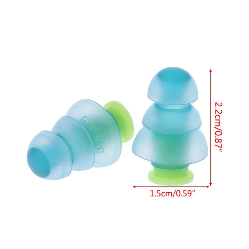 Soft Silicone Anti-Noise Earplugs