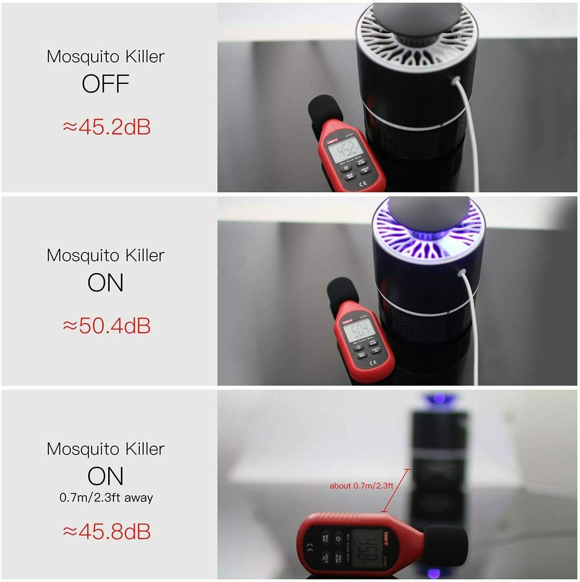 LED Mosquito Killer Lamp with Cyclone Suction
