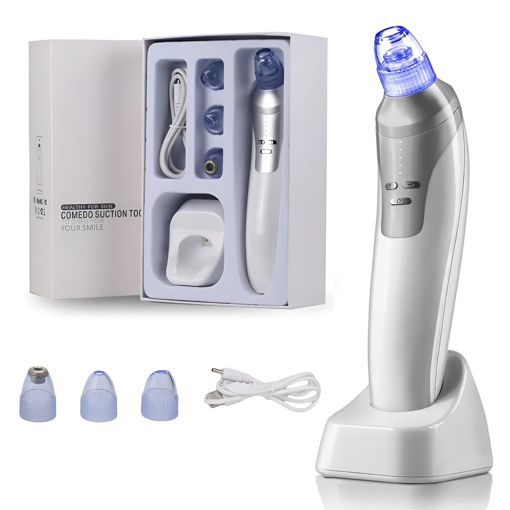 Electric Blackhead Remover with Vacuum Suction & LED Display