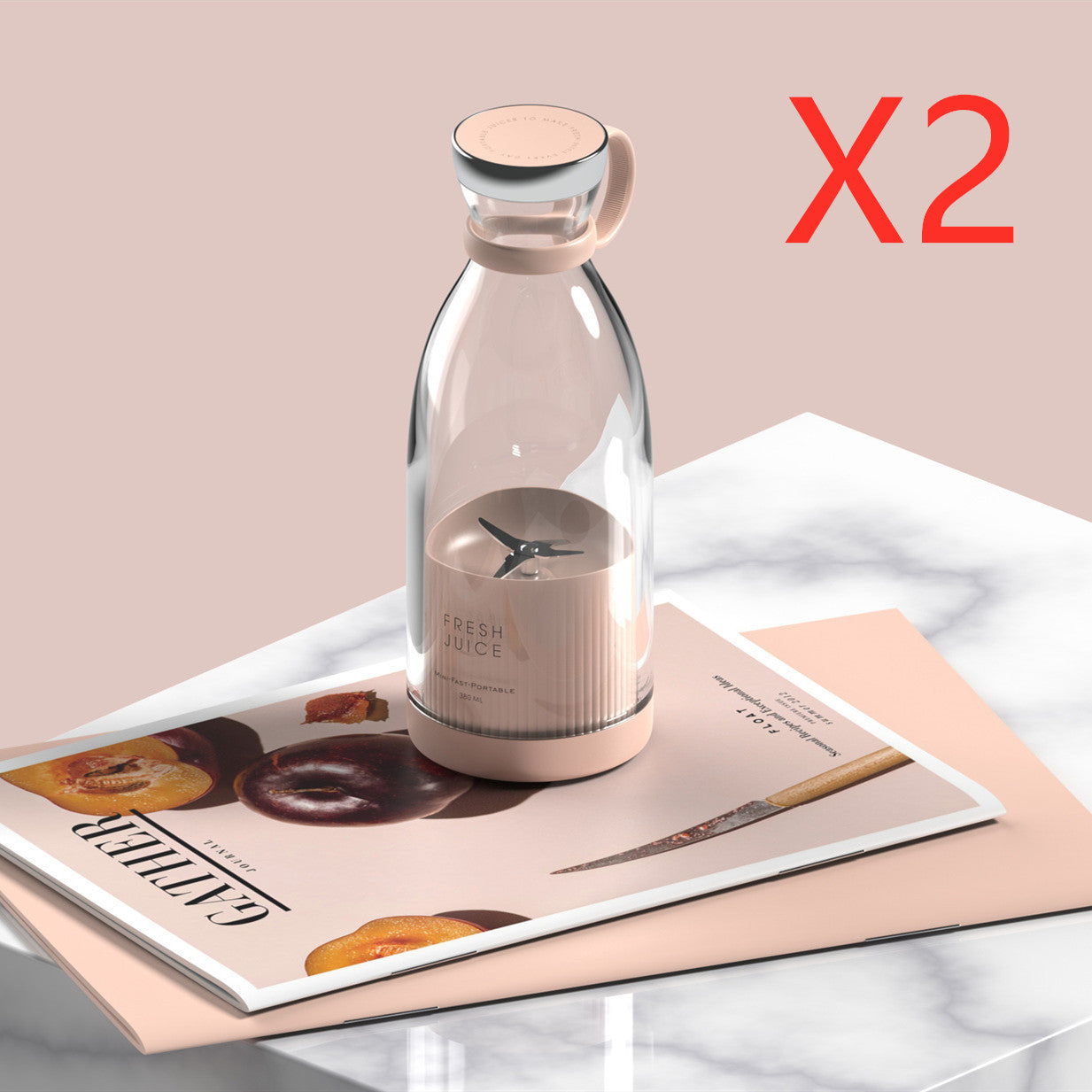 Portable Mini Blender for Smoothies & Milkshakes
