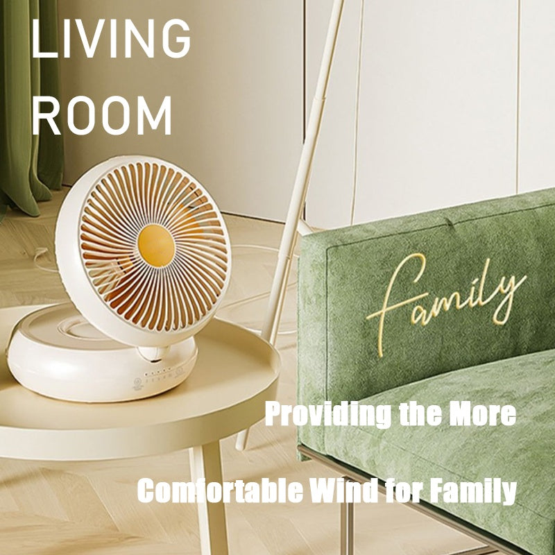 4-Speed Rechargeable Table Fan